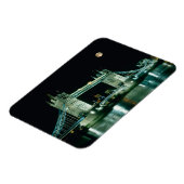 Tower Bridge at Night, London, England Magnet (Linke Seite)