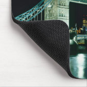 Tower Bridge at Night, London, England Mousepad (Ecke)