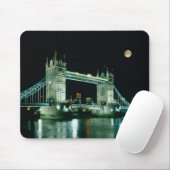 Tower Bridge at Night, London, England Mousepad (Mit Mouse)
