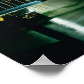 Tower Bridge at Night, London, England Poster (Ecke)