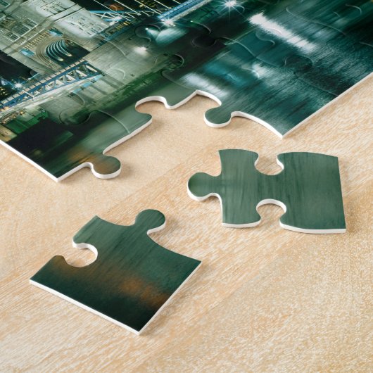 Tower Bridge at Night, London, England Puzzle (Seite)