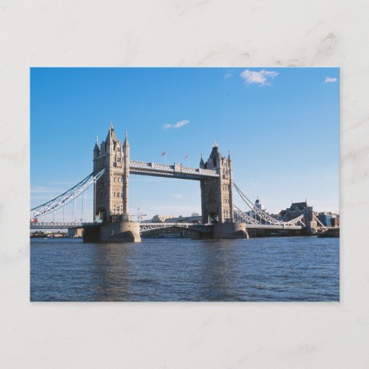 Tower Bridge auf der Themse Postkarte (Vorderseite)