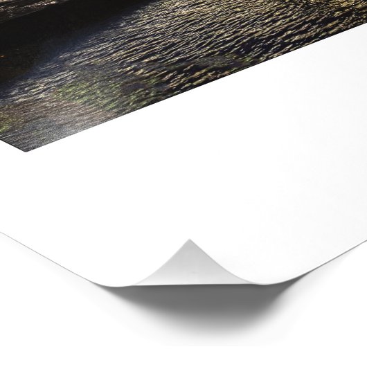 Tower Bridge bei Nacht, London UK Poster (Ecke)