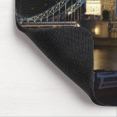 Tower Bridge bei Nacht Mousepad (Ecke)