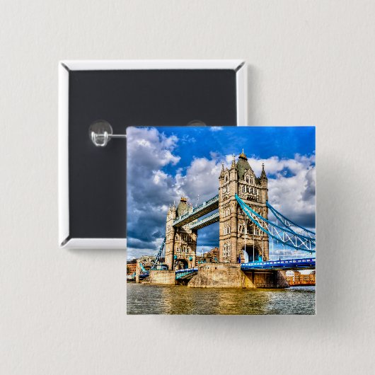 Tower Bridge Button (Vorne & Hinten)