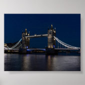 Tower bridge by night poster (Vorne)