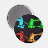 Tower Bridge Collage Magnet (Vorderseite/Rückseite)