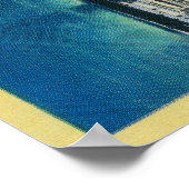 Tower Bridge erhöht für den Sacramento Fluss Poster (Ecke)