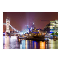 Tower Bridge Historisches Kriegsschiff London