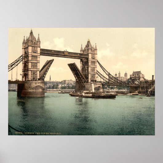 Tower Bridge I, London, England Poster (Vorne)