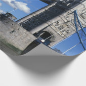 Tower Bridge in den 90er Jahren Geschenkpapier (Ecke)