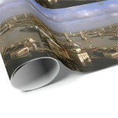 Tower Bridge in den 90er Jahren Geschenkpapier (Rolleneckpunkt)