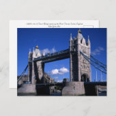 Tower Bridge in den 90er Jahren Postkarte (Vorne/Hinten)
