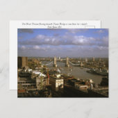 Tower Bridge in den 90er Jahren Postkarte (Vorne/Hinten)
