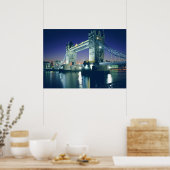Tower Bridge in Dusk Poster (Küche)