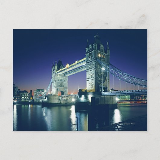 Tower Bridge in Dusk Postkarte (Vorderseite)