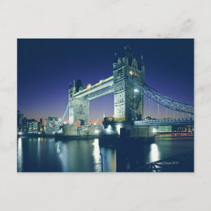 Tower Bridge in Dusk Postkarte