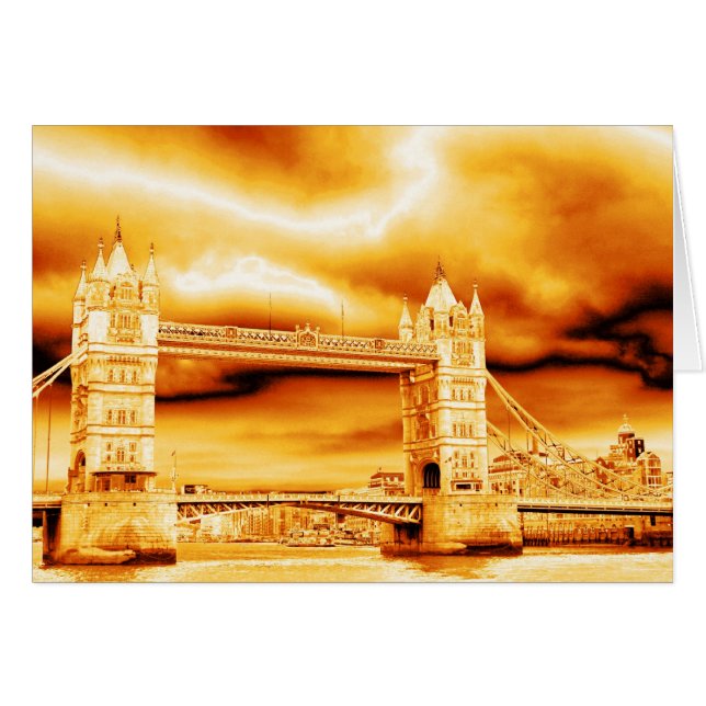 Tower Bridge in Gold (Vorderseite (Horizontal))