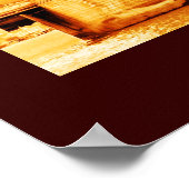 Tower Bridge in Gold Poster (Ecke)