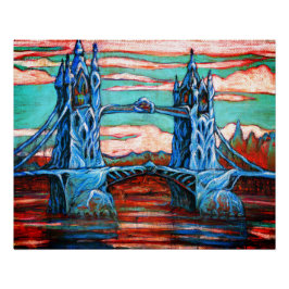 Tower Bridge in London Poster