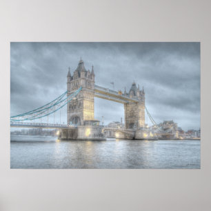 Tower Bridge in London Poster