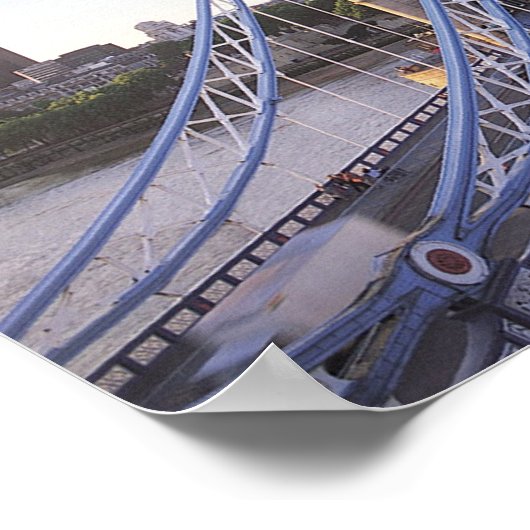 Tower Bridge in London Poster (Ecke)