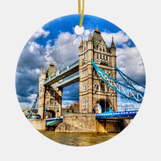 Tower Bridge Keramik Ornament (Vorne)