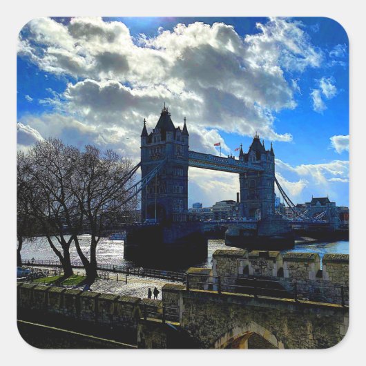 Tower Bridge, London #1 Stickers (Vorderseite)
