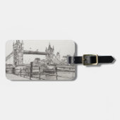 Tower Bridge London 2006 Gepäckanhänger (Vorderseite horizontal)