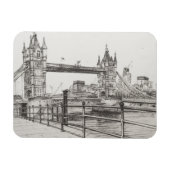 Tower Bridge London 2006 Magnet (Horizontal)