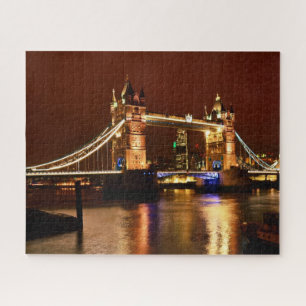 Tower Bridge & London am Abend, England (UK) Puzzle