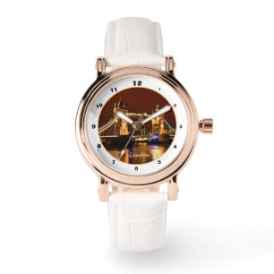Tower Bridge, London at Night, England (UK) watch Armbanduhr