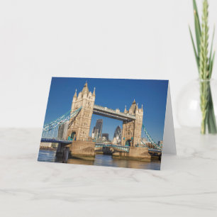 Tower Bridge London Blank Greeting Karte