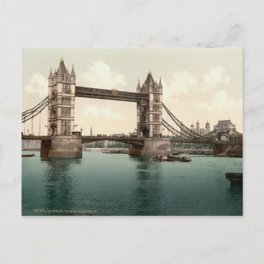 Tower Bridge, London c.1895 Postkarte (Vorderseite)