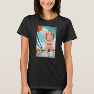 Tower Bridge London Einzigartige Handzeichnung T-Shirt