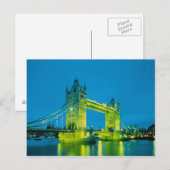 Tower Bridge, London, England 3 Postkarte (Vorne/Hinten)