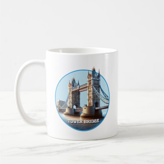 Tower Bridge London England Kaffeetasse (Links)