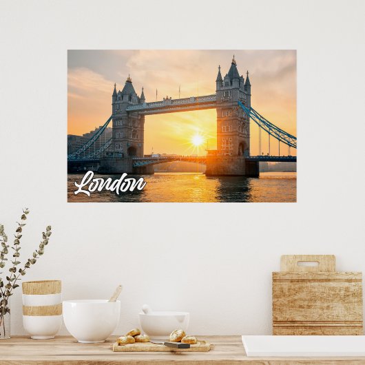 Tower Bridge, London, England Poster (Küche)
