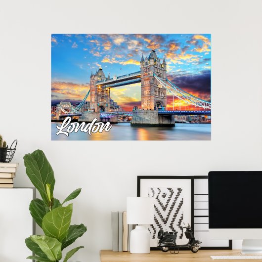 Tower Bridge | London, England Poster (Heimbüro)