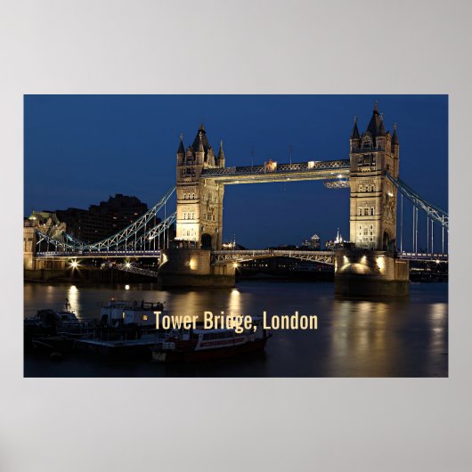 Tower Bridge, London, England Poster (Vorne)