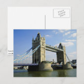 Tower Bridge, London, England Postkarte (Vorne/Hinten)