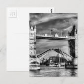 Tower Bridge London Eröffnung Postkarte (Vorne/Hinten)