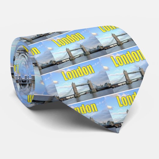 Tower Bridge - London Krawatte (Gerollt)
