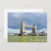 Tower Bridge, London Landschaftsfotografie Postkarte (Vorne/Hinten)
