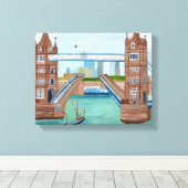 Tower Bridge London Leinwand (Insitu (Holzboden))