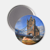 Tower Bridge London Magnet (Vorderseite/Rückseite)