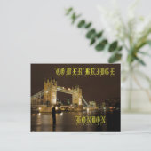 Tower Bridge London Postcard Postkarte (Stehend Vorderseite)