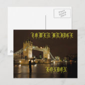 Tower Bridge London Postcard Postkarte (Vorne/Hinten)
