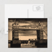 Tower Bridge, London Postcard Postkarte (Vorne/Hinten)