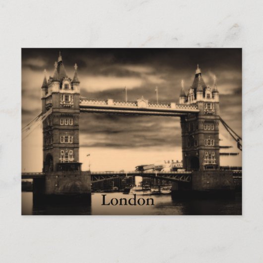 Tower Bridge, London Postcard Postkarte (Vorderseite)